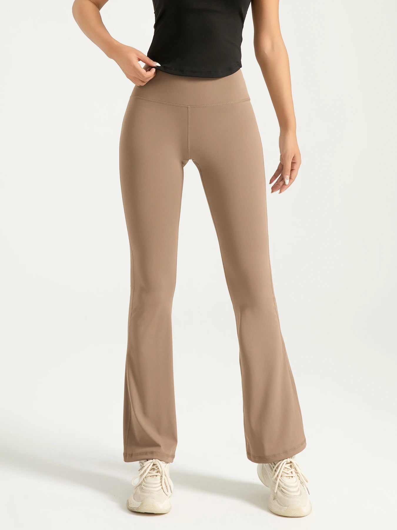 Women's High Waisted Bootcut Yoga Pants – Flared Leggings for Workout & Casual Wear, Comfortable Activewear