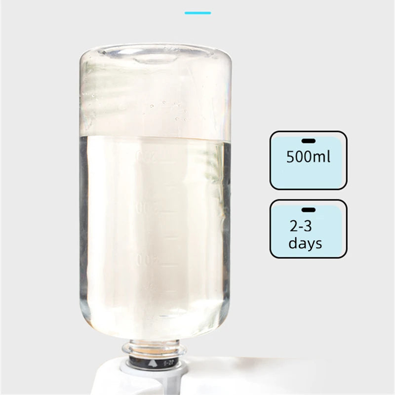 2 in 1 Pet Feeder – Automatic Water Dispenser with Removable Stainless Steel Bowls for Dogs and Cats