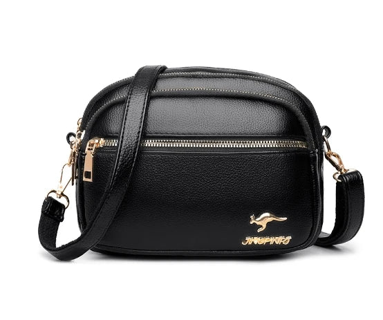 High Quality Soft Leather Purse - Fashion Women's Shoulder Messenger Bag with Multi-Pocket, Wear-Resistant Luxury Handbag