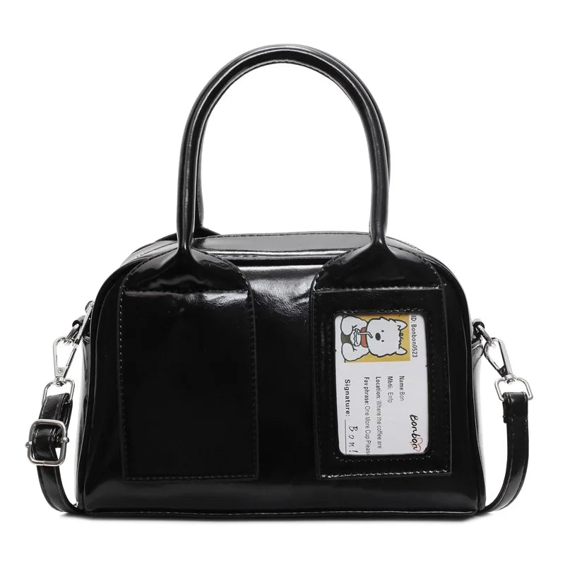 2025 Y2K Harajuku Shoulder Bag - Style Transparent Ita Crossbody Handbag for Women Japanese Fashion Trend Purse