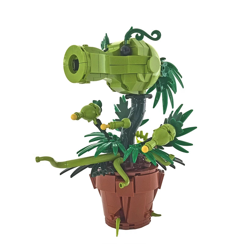 Creative Plants Wars Pea Shooter Building Blocks β Bonsai Plant Model Toy for Kids & Adults