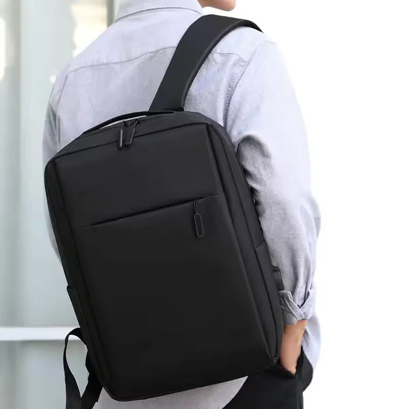 2024 USB Rechargeable Waterproof Laptop Backpack – Versatile Business & School Bag