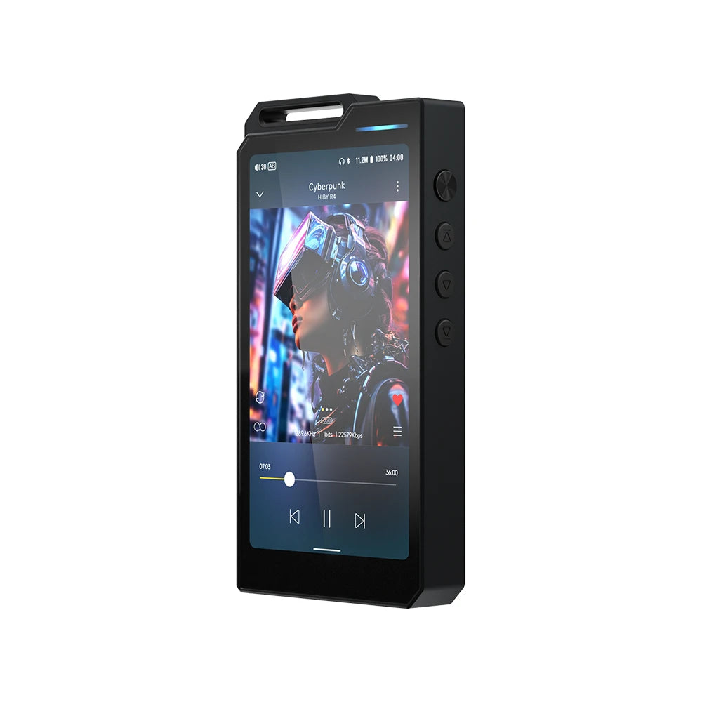 HiBy R4 HiFi Music Player — Android 12 MP3 Audio Player with ES9018Q2M×4, Bluetooth, WiFi, DSD256, MQA, USB DAC, Headphone AMP, 4.7" OPA1652, 11hr Playtime