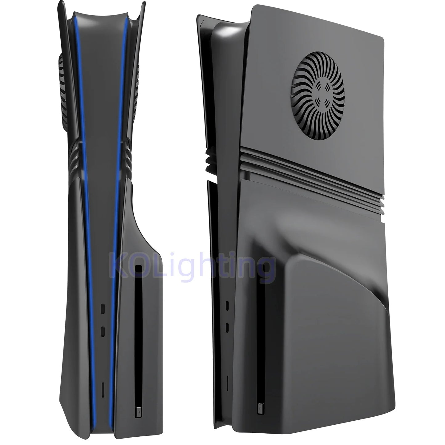 High-Strength ABS Cooling Vent Faceplate β Matte Replacement Shell for PS5 Pro Disc Console