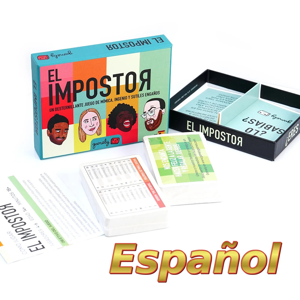 Spanish Trio Card Game Set β Party Games Including The Imposter, Arre Unicorn & More