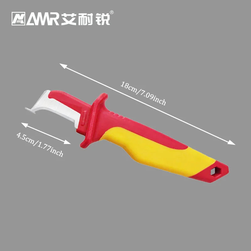 Electrician Insulated Cable Stripping Knife β Straight, Curved & Hook Fixed Blade Wire Stripper Hand Tool
