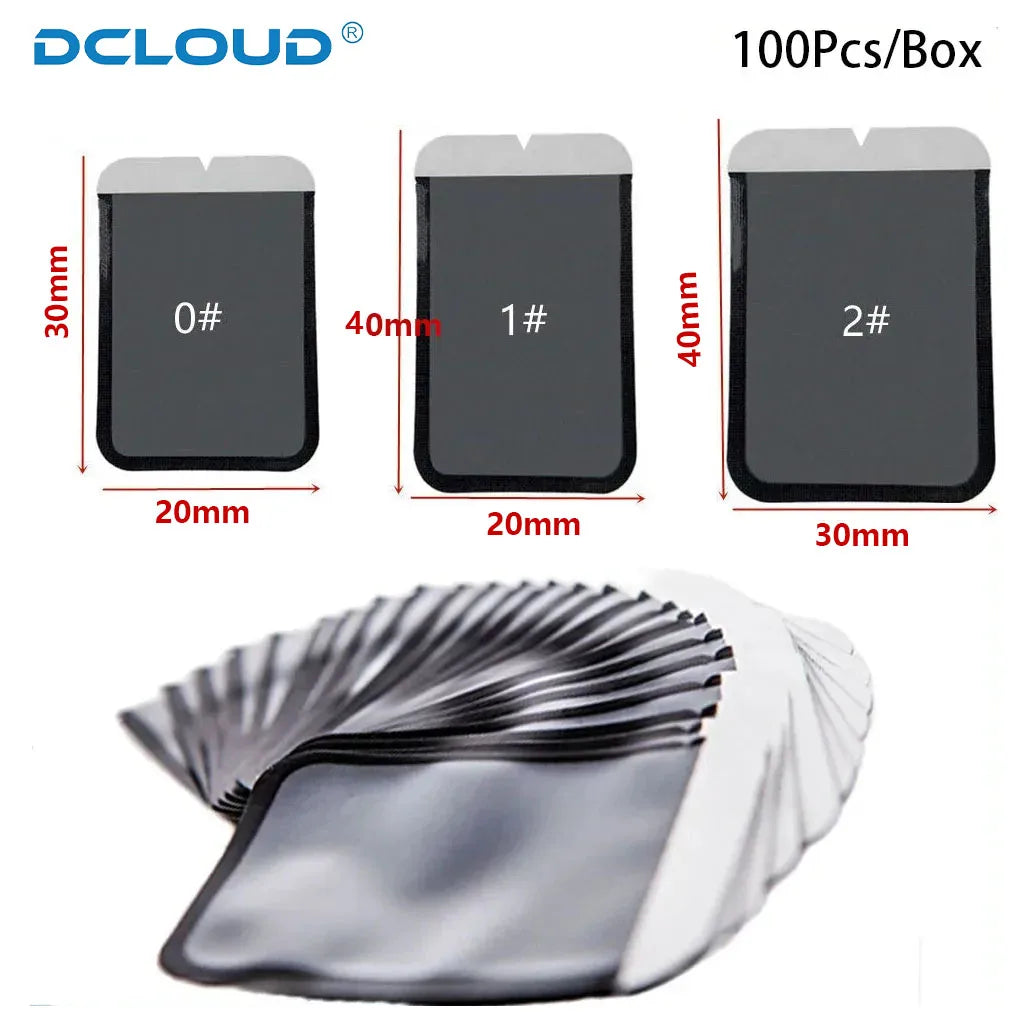 100PCS Disposable Dental X-Ray Barrier Envelopes - Protective Pouch for Digital Film & Sterilization