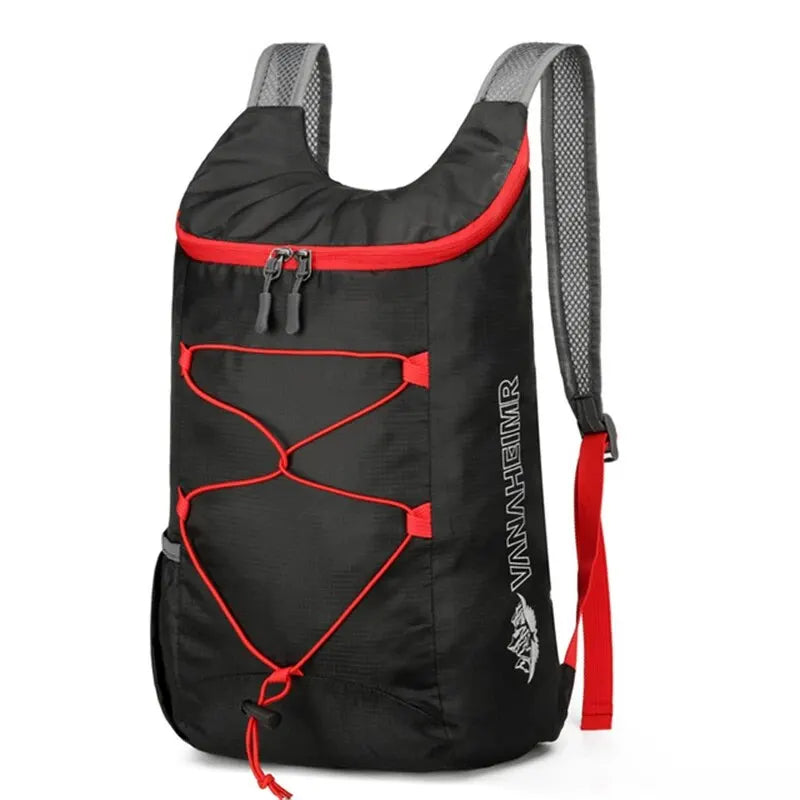 Multifunctional Outdoor Folding Backpack – Lightweight Waterproof Nylon Sports Bag for Camping, Hiking & Travel Use
