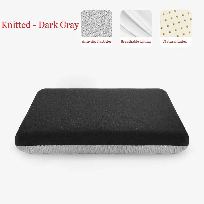 JFLEGAL Thailand Natural Latex Cushion β Washable Square Seat Pad for Buttocks Pain Relief, Office Chair Cushion Cojin