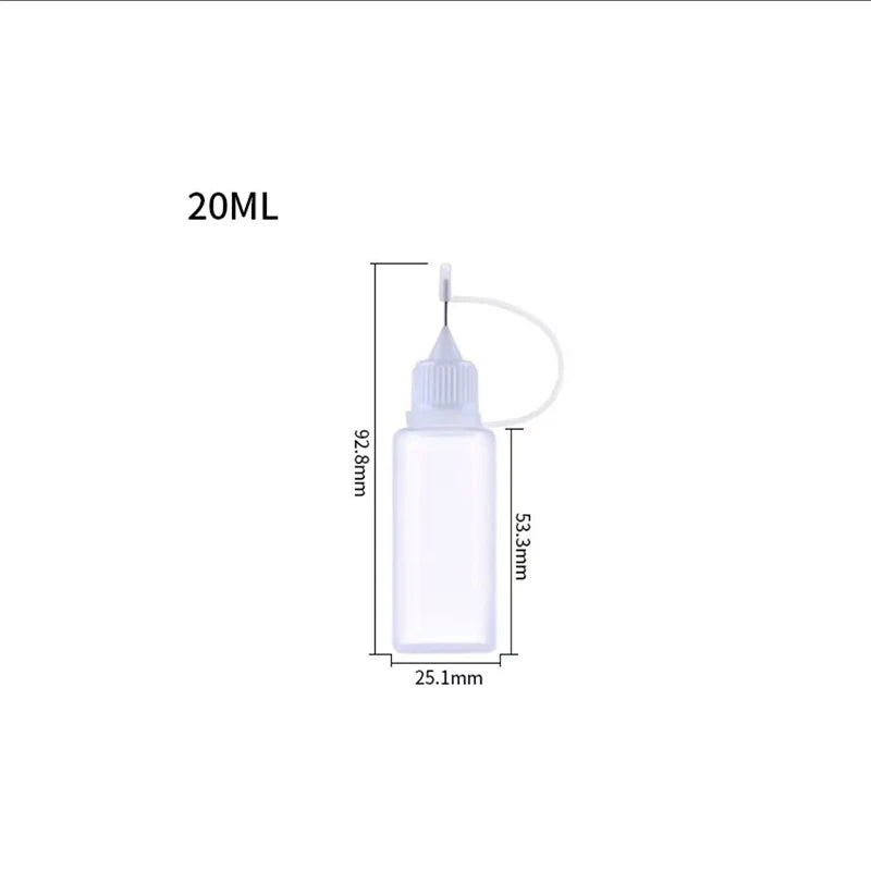 50ML Plastic Liquid Alcohol Dispenser Bottle for Rosin, Solder Flux Paste, PCB Cleaning & Welding Repair Tools