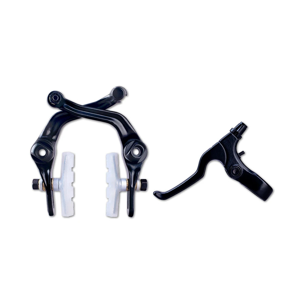 Funsea Bicycle U Brake Kit — Forged Alloy Lever with Transparent Pads, Inner & Outer Cable Housing, BMX Bike Accessories