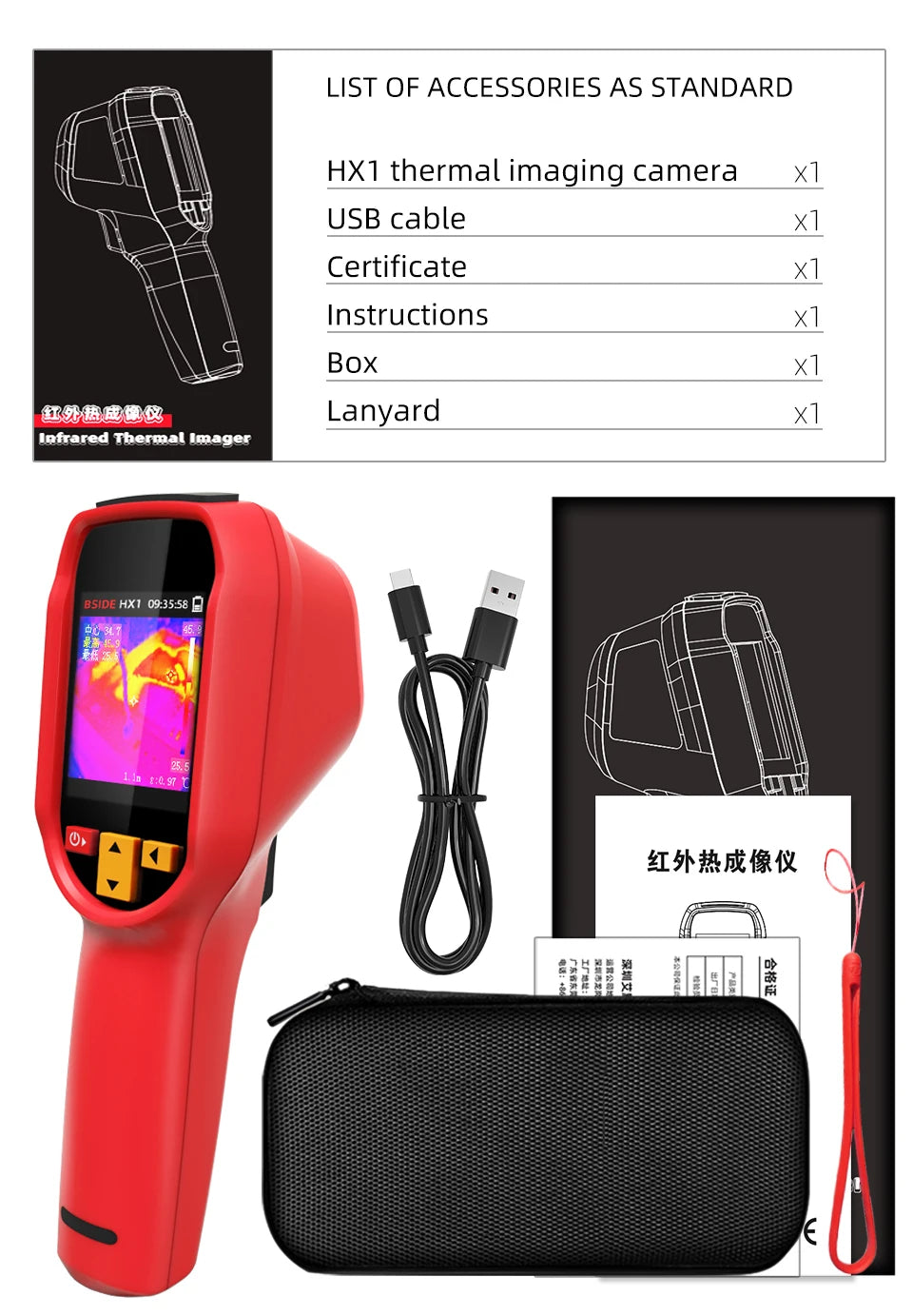 New Style Thermal Imaging Camera – 240x240 Infrared Temperature Meter for PCB Repair & Industrial Pipeline Detection