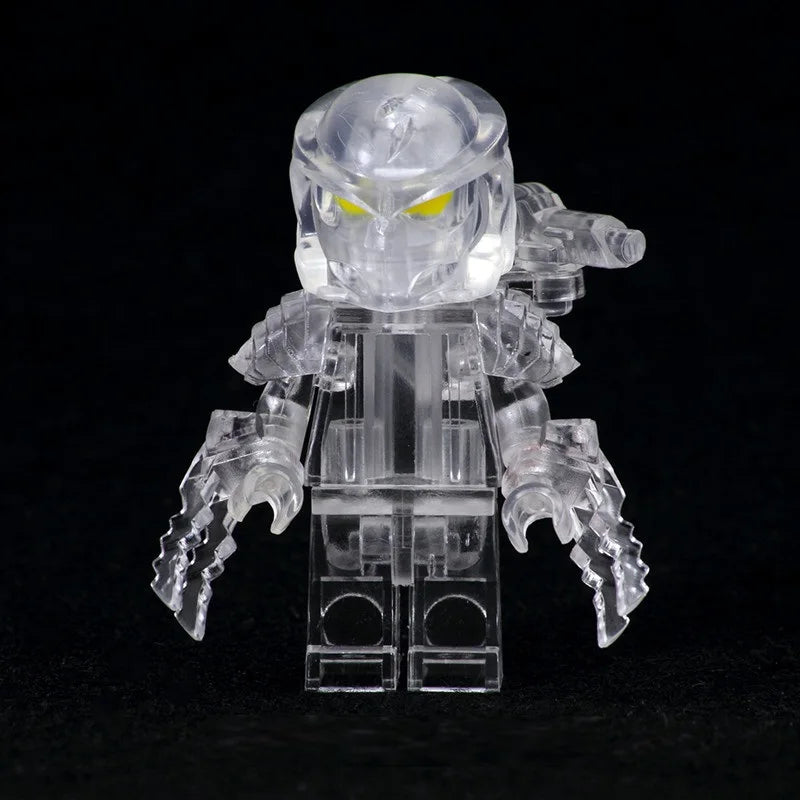 Locking Alien Action Figure β Prometheus Ice Monster Robot Building Blocks Toy, Educational Gift for Children