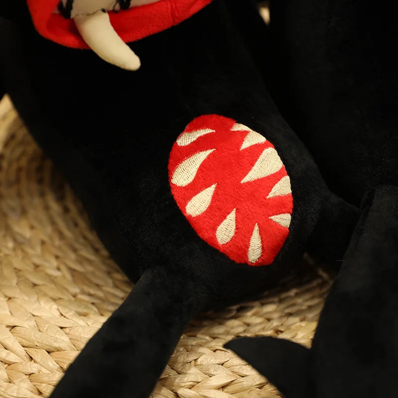 Soft Black Spider Plush Toy — Creative Monster Stuffed Animal Gift for Kids, Pets & Boyfriends