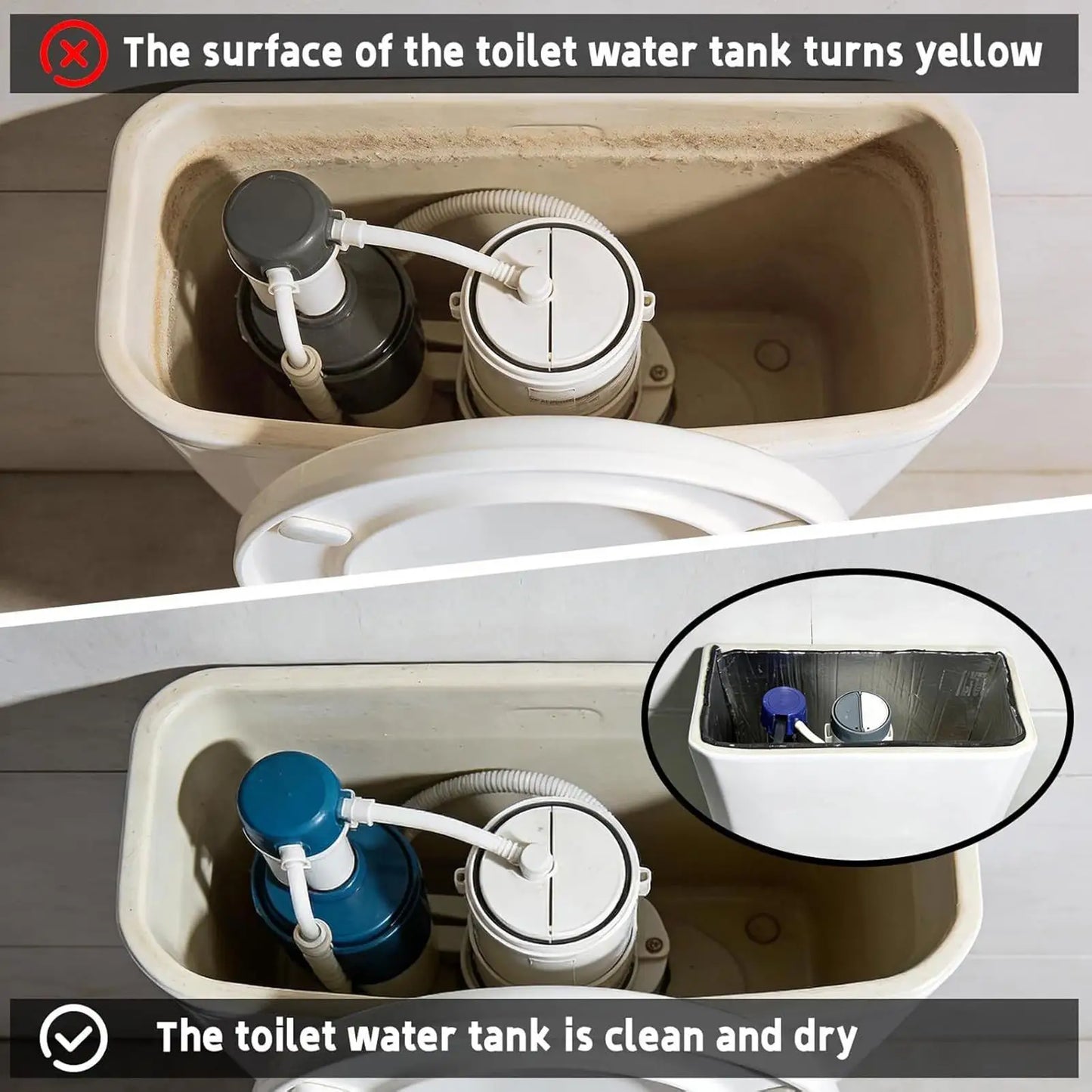 Toilet Tank Liner Waterproof Blanket - Self-Adhesive Anti-Freeze Bathroom Insulation Kit 100x40cm