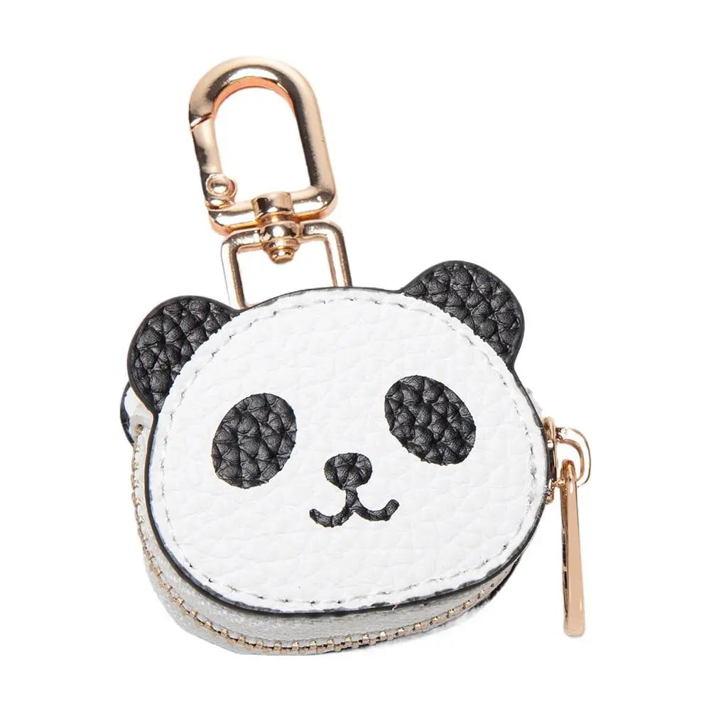 Cute Fruit-Shaped Leather Coin Purse β Mini Zipper Wallet & Earphone Bag Keychain Pendant for Women & Girls Gift