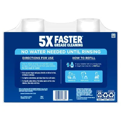 Dish Soap Spray Refill - 16 oz Fresh Scent Grease-Cutting Kitchen Cleaner
