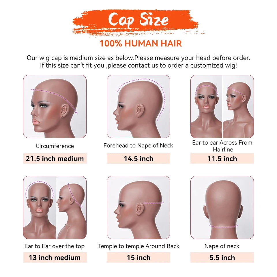 Reddish Brown 13x6 Lace Front Wig β Pre-Plucked 180% Density Body Wave, Auburn Colored Human Hair Lace Frontal Wig