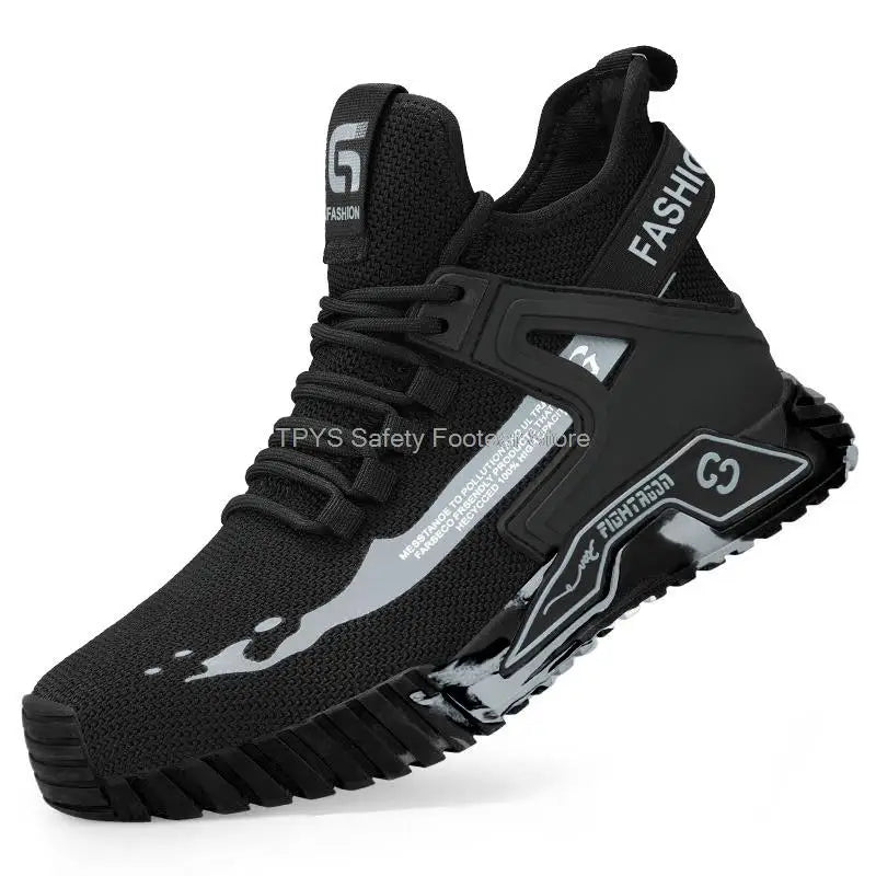 High-Top Safety Shoes for Men & Women β Steel Toe, Anti-Puncture Work Boots, Indestructible Safety Shoes