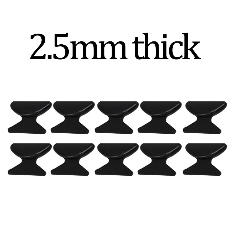 Transparent Anti-Slip Glasses Nose Pads - Self-Adhesive, Long-Lasting Nose Holders for Eyeglasses & Spectacles