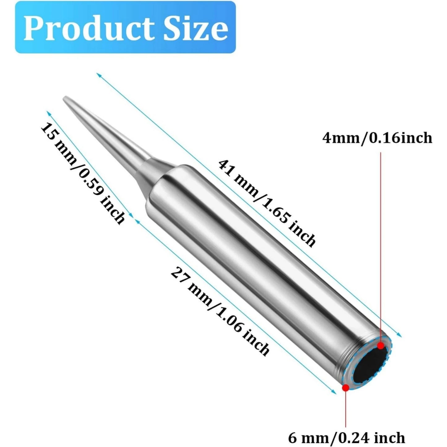 13PCS 900M-T Soldering Iron Tips Set - Lead-Free Welding Heads & Repair Accessories