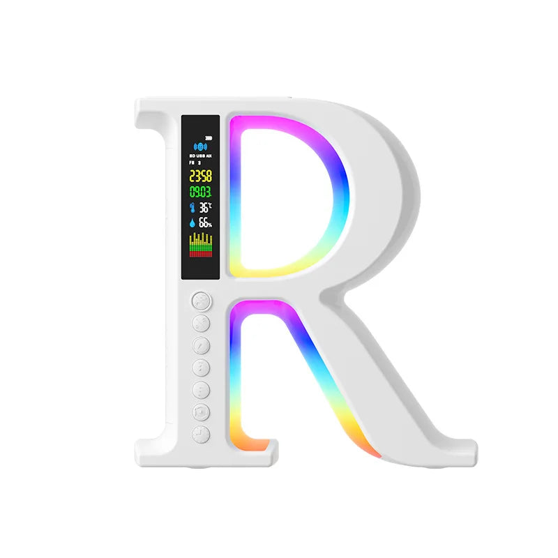 Wireless Bluetooth Speaker with RGB Lights β Portable Radio, Wireless Charging, Lyrics Display Atmosphere Speaker for Home & Outdoor