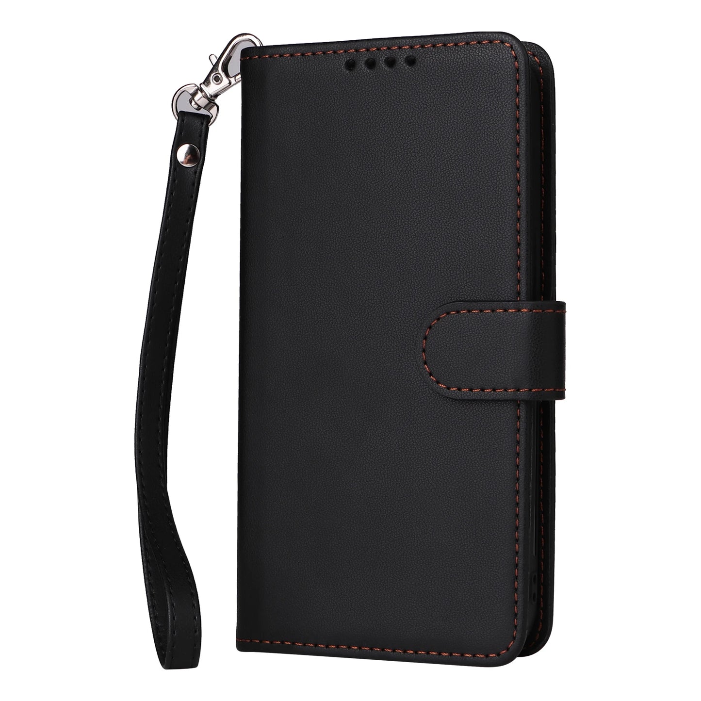 2-in-1 Magnetic Card Slot Leather Wallet Case for Xiaomi Redmi Note 13 Pro Plus, 12, 13C, 13T, C65 & POCO X6 5G – Stand Bag with Strap Cover