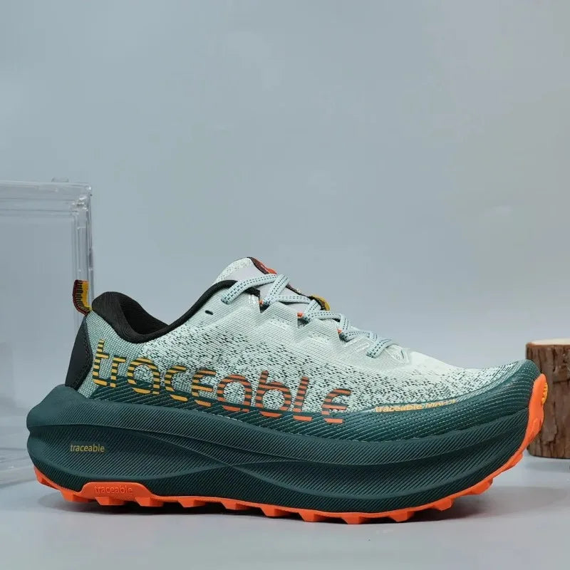 Wide-Fit Trail Running Shoes - Unisex Breathable Anti-Slip Outdoor Sports & Walking Shoes for Men and Women