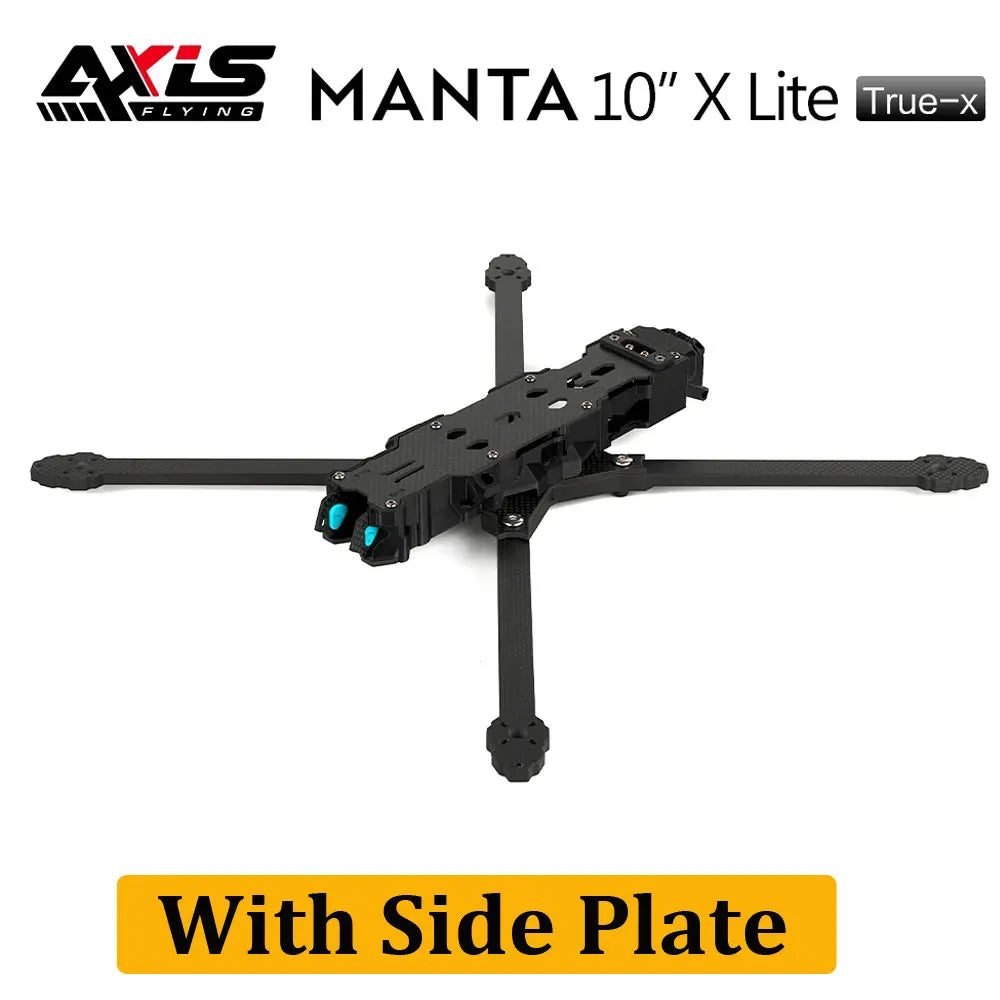 Axisflying Manta 10 X Lite 10-Inch FPV Drone — BNF Long Range Heavy Payload Cinematic Drone with 5.8G Analog VTX, 402mm Wheelbase