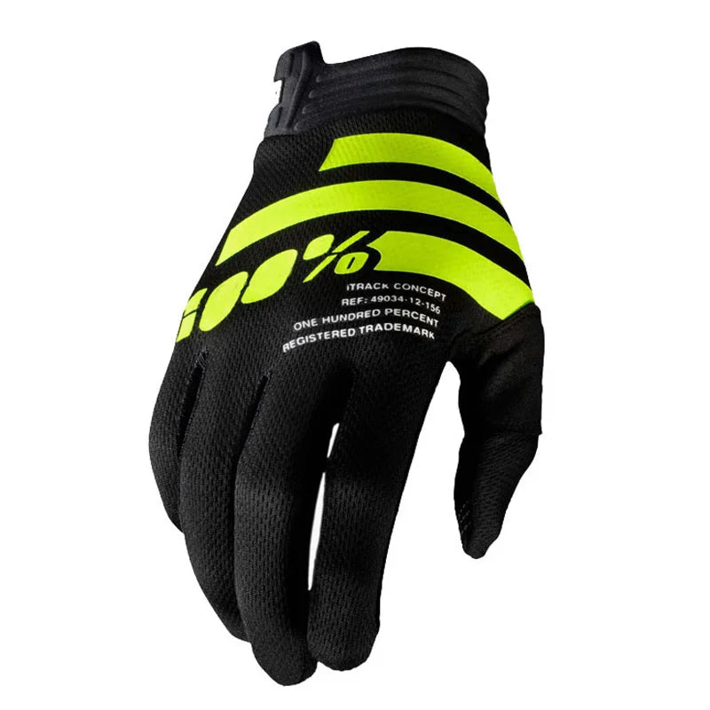 JET Full-Finger MTB Cycling Gloves - Breathable Touchscreen Motocross, BMX & Mountain Bike Riding Gloves