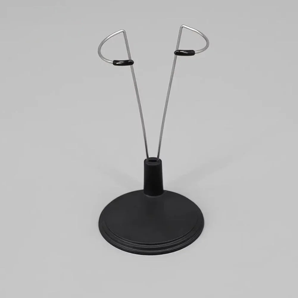 Adjustable Doll Display Stand - Plastic Action Figure Holder Bracket for Labubu, Skull Panda & Collectible Dolls