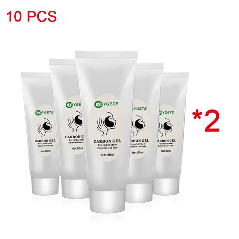 Carbon Cream Black Gel for ND YAG Laser – Skin Peeling, Rejuvenation, Whitening & Deep Cleansing Face Cream