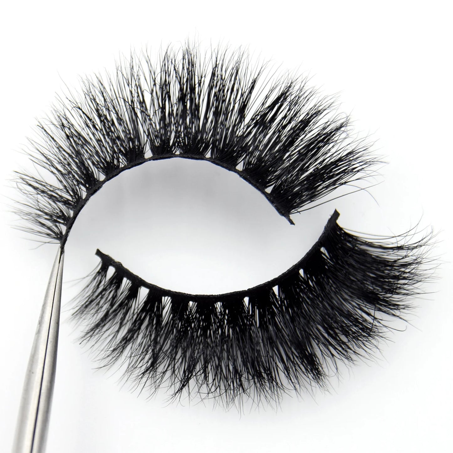 Visofree 3D Mink Eyelashes – Thick Handmade Full Strip Cruelty-Free False Lashes for Makeup M56