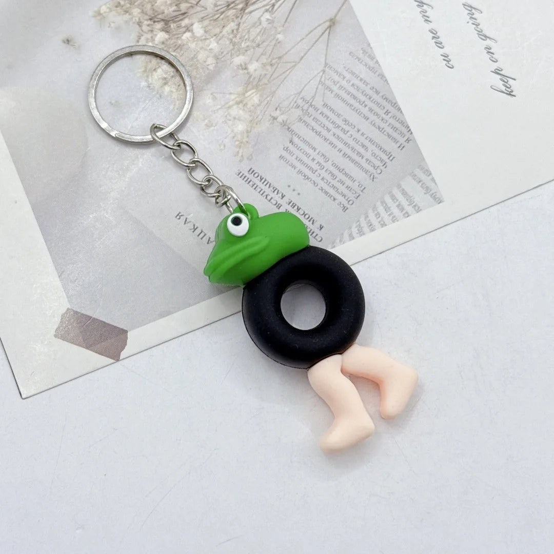 Tralalero Tralala Keychain - Tungtung Sahur Brainrot Figure Charm for Keys, Bags, and Gifts
