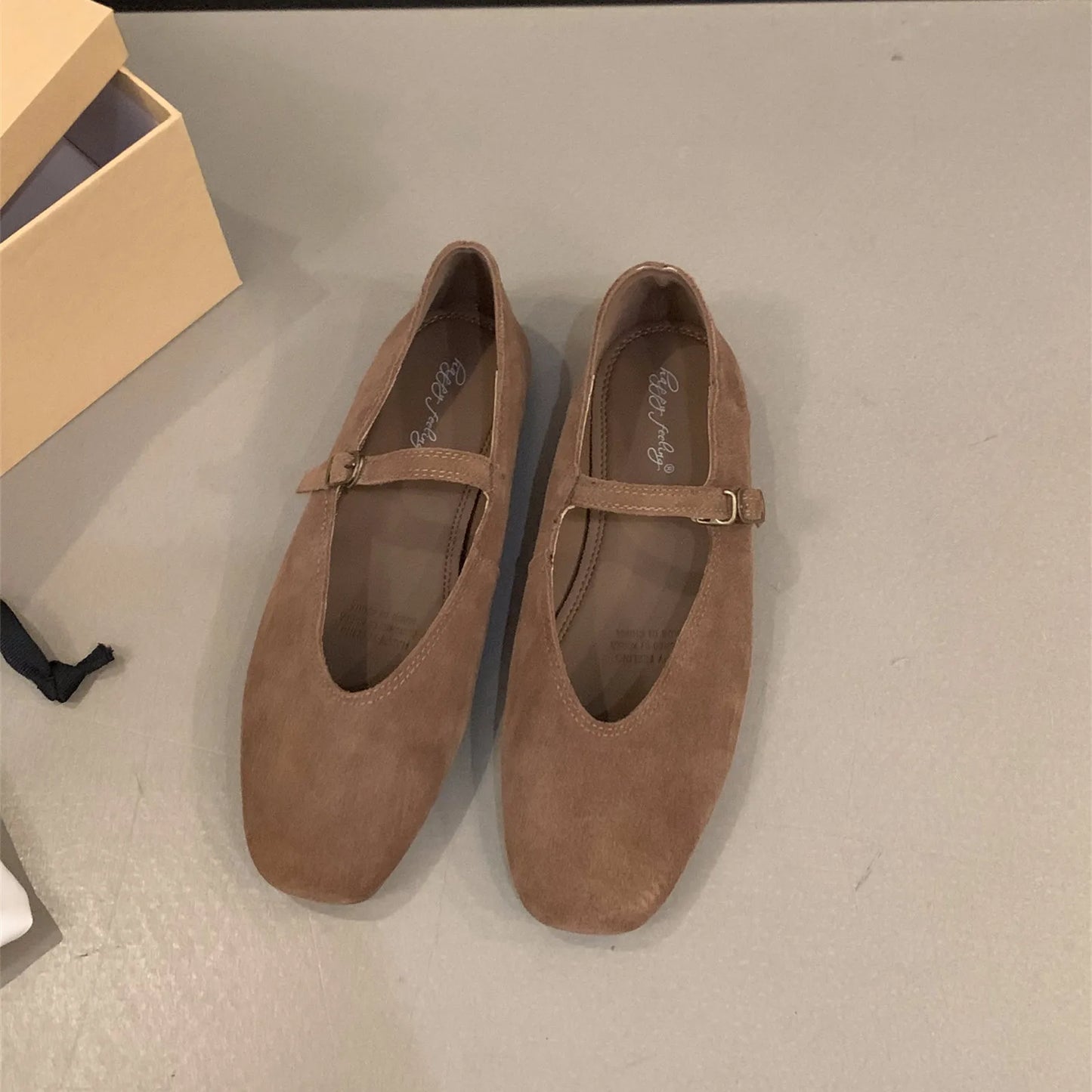 Bailamos 2024 Women's Flats – Round Toe, Slip-On Casual Ballet Shoes, Soft Leather Elegant Dress Shoes