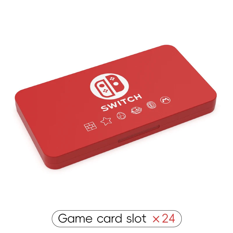 DATA FROG 24-in-1 Game Card Case – Hard Shell Storage Box for Nintendo Switch/Lite/OLED Accessories
