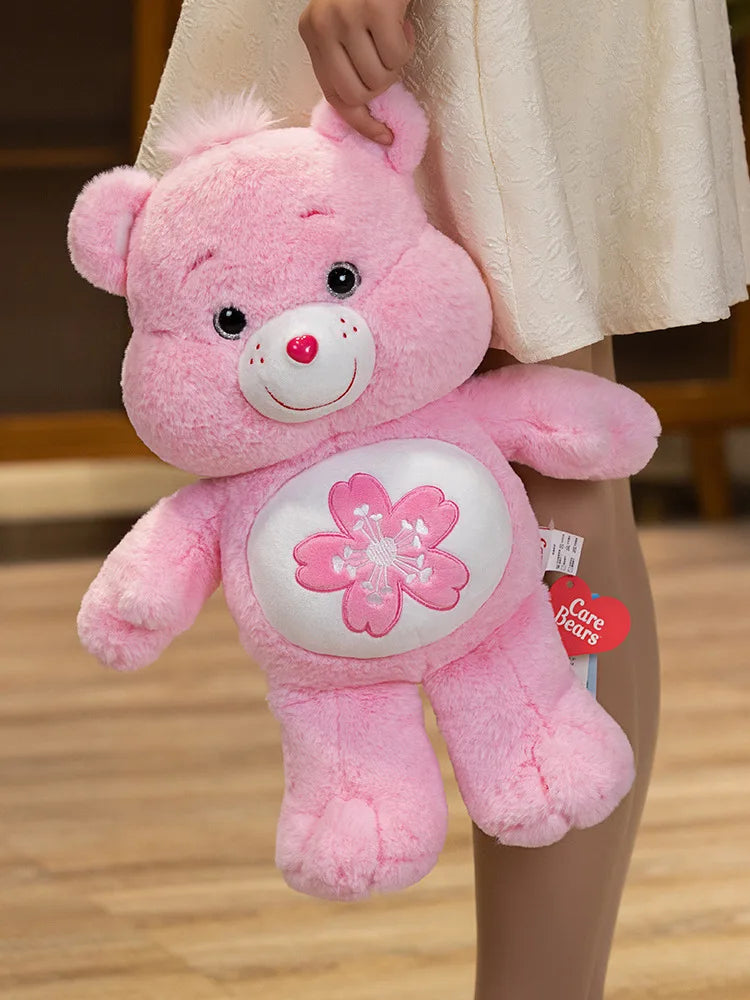 Care Bears Kawaii Plush Toys — 22/33/45cm Pink Sakura Soft Stuffed Cartoon Bears, Cute Gift for Girls & Boys