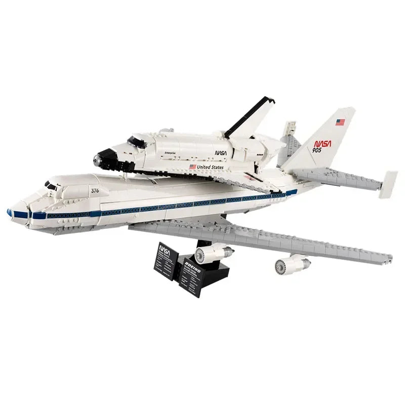 2025 ICONS Shuttle Carrier Aircraft Model β 10,360 DIY Building Blocks Bricks Toy for Kids, Creative Home Decor & Christmas Gift