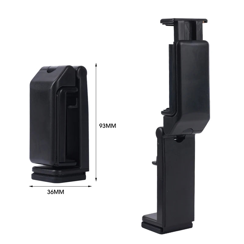 Portable Airplane Phone Holder Clip | Foldable Travel Stand for iPhone, Samsung, Google, Mi | Seat & Desk Mount Support