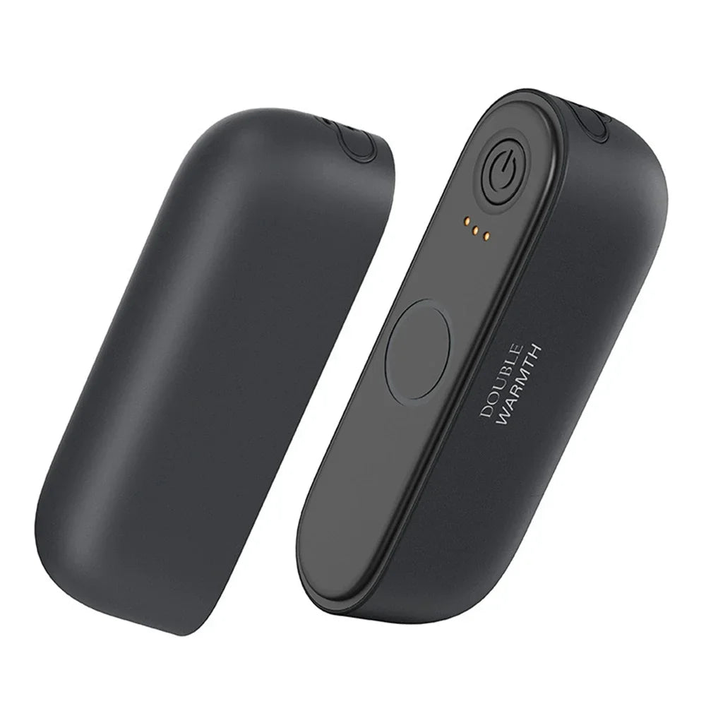 2-in-1 Portable Magnetic Rechargeable Hand Warmer – Compact Electric Pocket Heater for Outdoors & Tech Gifts