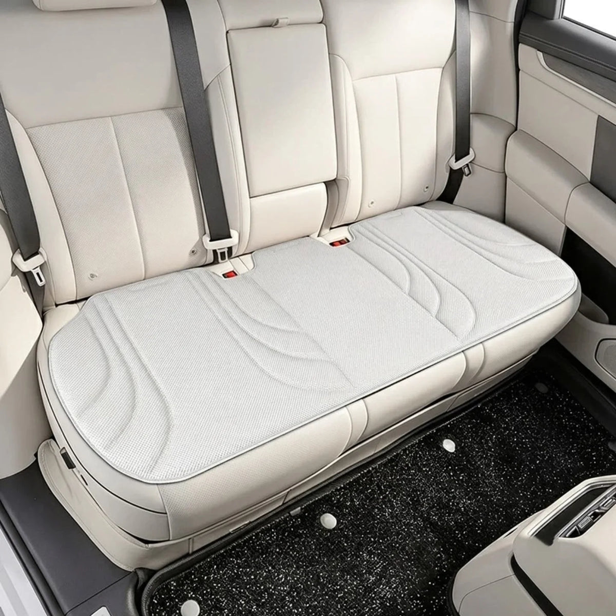 LEIBOO Breathable Car Seat Cushion - Universal Summer Seaweed Fiber Seat Protector with Non-Slip, Wear-Resistant Design