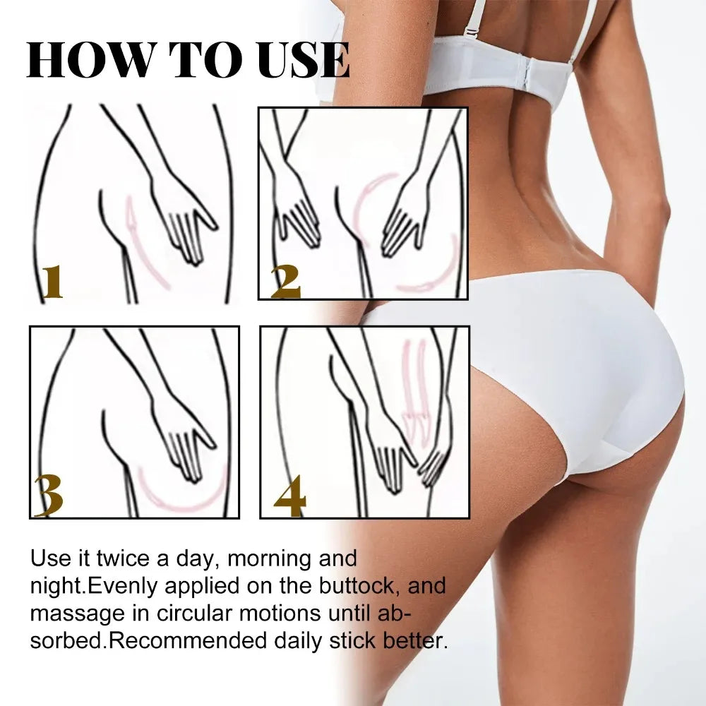Women’s Buttock Firming Cream - Moisturizing Hip & Body Care for a Smoother, Firmer-Looking Appearance