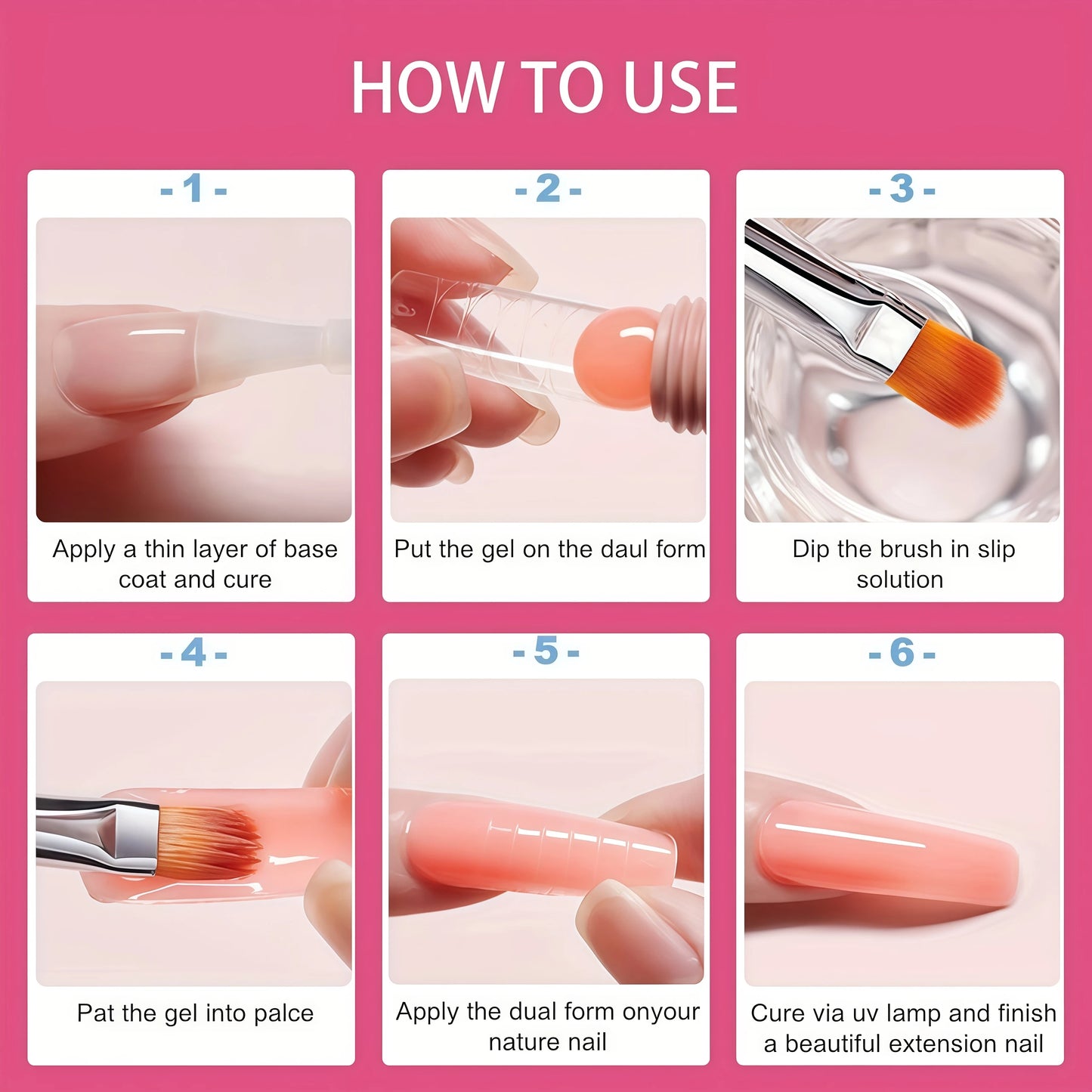 2-in-1 Nail Gel Cleanser & Polish Remover – Professional Slip Solution for Poly Gel & LED Nails, Anti-Stick Formula Nail Care Liquid