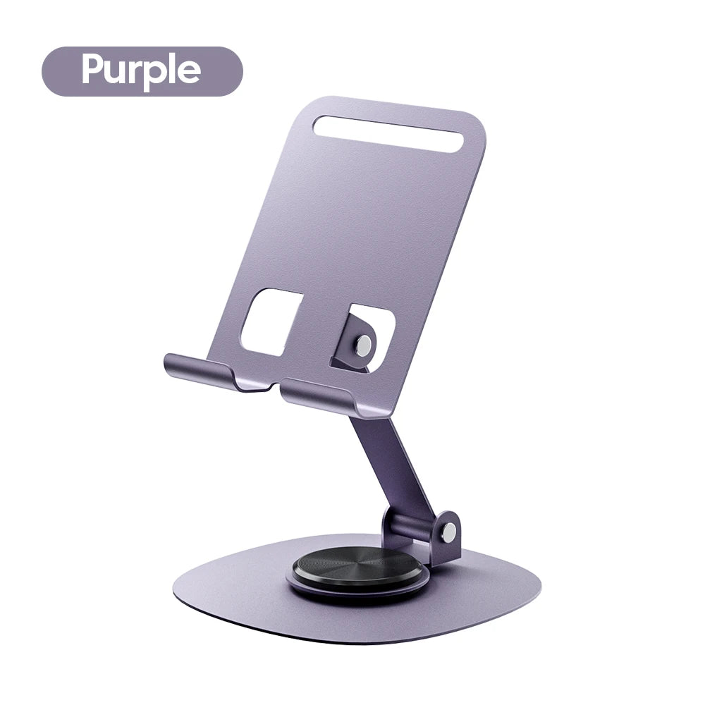 Olaf Rotating Cell Phone Holder - Adjustable Desktop Stand for iPad, Samsung & iPhone 15/14/13