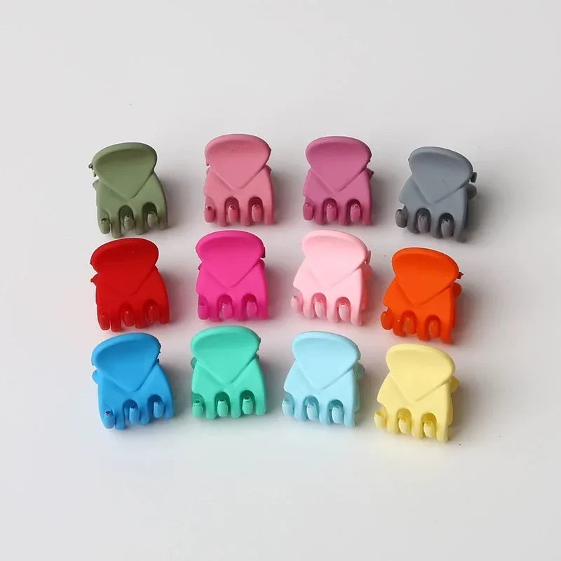 Mini Hair Claw Clips Set - 10-60PCS Plastic Hair Clips for Women & Girls in Black, Brown and Transparent Styles