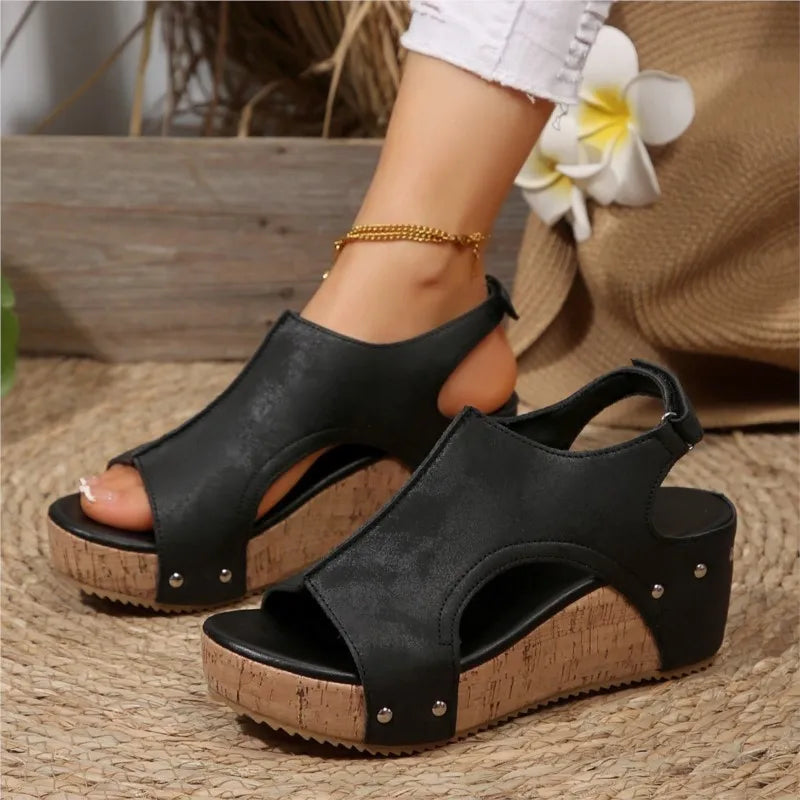 Women’s Summer Sandals – Soft Slide Wedges & Platform Heels, Comfortable Casual Footwear