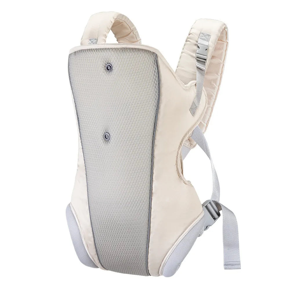 4-in-1 Ergonomic Baby Carrier with Hip Seat - Adjustable Newborn Kangaroo Wrap Breathable Front-Facing Baby Backpack