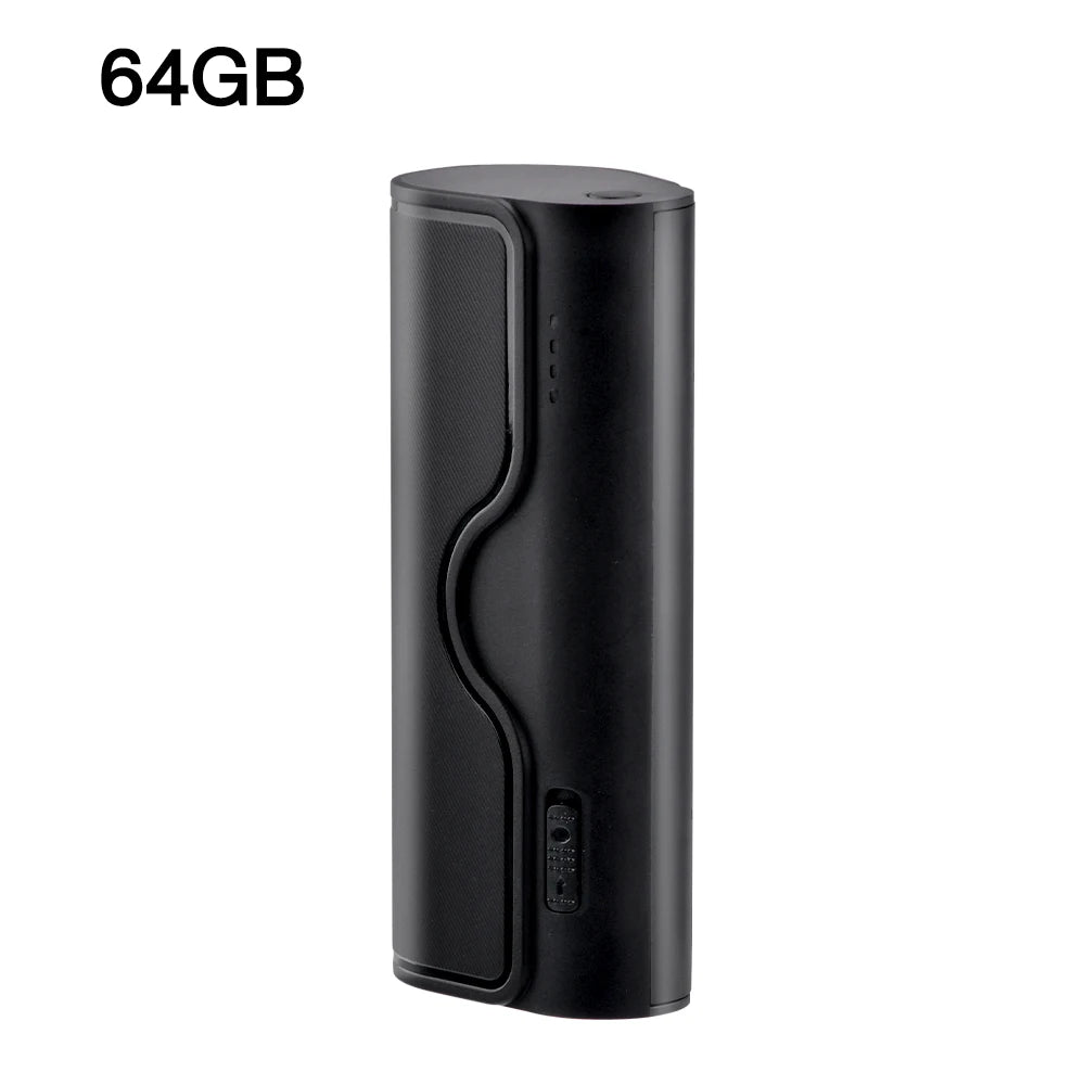 500-Hour Digital Audio Recorder – Professional 32GB/64GB Flash Drive MP3 Player for Lectures & Recording