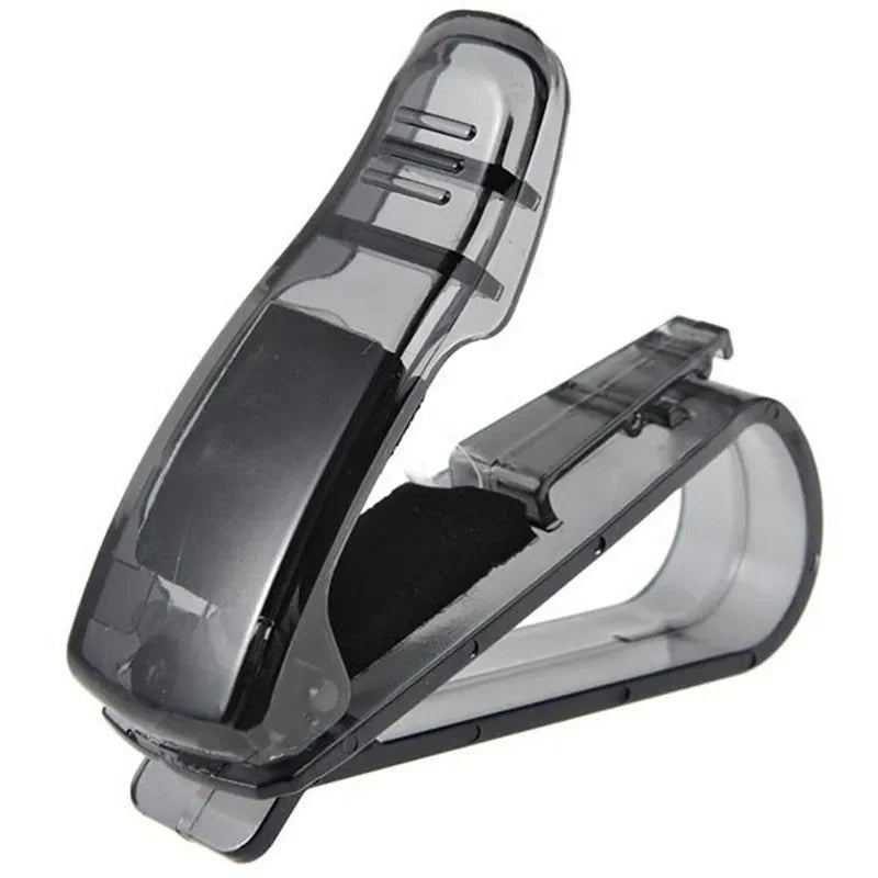 Universal Car Sun Visor Organizer Clip β Sunglasses Holder, Card & Pen Storage Auto Accessory