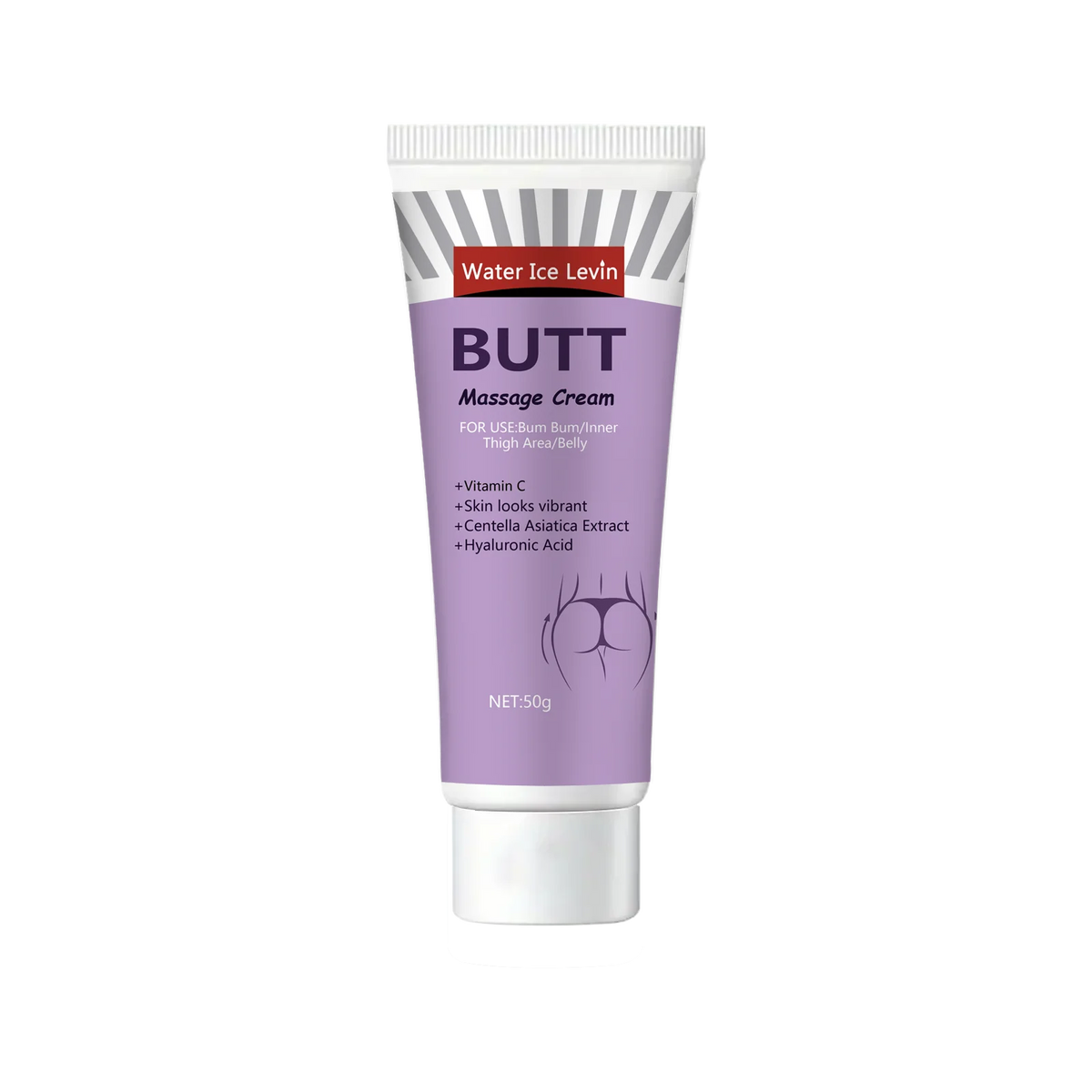 Hip Firming Cream - Moisturizing Body Care Formula with Glycerin, Vitamin C & Hyaluronic Acid for All Skin Types